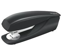 Leitz Agrafeuse, 30 Feuilles, Agrafes Incluses, Ôte-Agrafes Intégré, 100% Recyclable, Écologique, NeXXt Recycle, Noir, 56040095