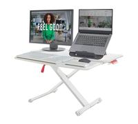 Station de travail assis/debout Leitz Ergo Cosy avec plateau coulissant