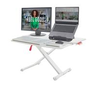 Station de travail assis/debout Leitz Ergo Cosy avec plateau coulissant