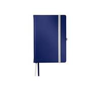 Leitz Style A5 - Cahier - 80 Feuilles - Papier Ivoire - Gradué - Couverture Bleu Titan - Carton Avec Revêtement Plastique