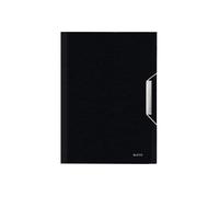 Leitz Style Valisette Extensible 6 Pochettes 6 Positions A4 À Onglets Noir Satin