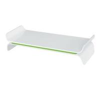 Leitz Support d'écran Ergo WOW – Hauteur réglable (2 positions) – Vert/Blanc 65040054