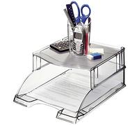 Leitz Surélévateur Universel pour Corbeille à Courrier, Gris Fumé Transparent, Plus, 52340092