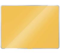 Leitz Tableau Blanc Magnétique en Verre, 600 x 400, Cosy, Jaune, 70420019