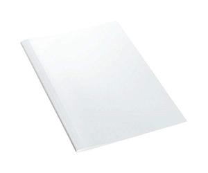 LEITZ Thermobindemappe Leinenoptik, DIN A4, 1,5 mm, weiß, 25 Pezzi