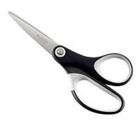 Leitz Ciseaux Titane, Pour Droitiers ou Gauchers (Ambidextre), 150 mm, Fournitures de Bureau, Grip Ergonomique, Noir
