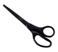 Leitz Ciseaux Titane, Pour Droitiers ou Gauchers (Ambidextre), 180 mm, Anti-adhésif, Fournitures de Bureau, Grip Ergonomique, Noir