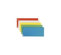 Leitz Trennblätter 16796099 DIN lang en couleur 25 feuille Orange, blanc, Blau, verde, jaune 1 Pckg.