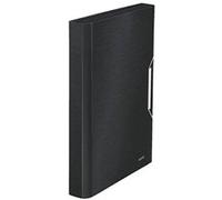 Leitz trieur ... soufflet style, a4, pp, 6 compartiments, noir satin, 5 compartiments en intercalaire avec onglets dinscription Noir G