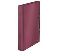 Leitz trieur ... soufflet style, a4, pp, 6 compartiments, rouge grenat, 5 compartiments en intercalaire avec onglets dinscripti G