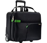 Leitz Trolley Cabine 2 roulettes, Compact, Housse souple, Polyester Déperlant, Noir, Smart Traveller, 60590095