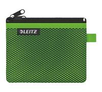 Leitz Trousse à crayons WOW – Zippée en nylon lavable, type portefeuille, petit (14x10,5 cm) Vert