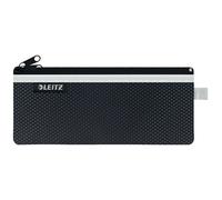 Leitz Trousse à crayons WOW en nylon zippée, lavable, moyen (21x8,5 cm) – Noir