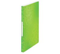 Leitz WOW 46320054 Lot de 10 porte-vues format A4 avec 40 pochettes transparentes pour 80 feuilles Vert