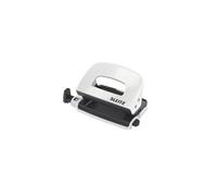 Leitz wow 50601001 mini-perforateur en métal blanc
