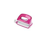 Leitz wow 50601023 mini-perforateur en métal rose