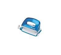 Leitz wow 50601036 mini-perforateur en métal bleu