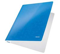 LEITZ Wow A4 Clear View Rapport Classeur carte bleu métallique