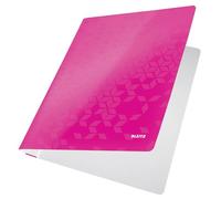 LEITZ Wow A4 Clear View Rapport Classeur carte rose métallique