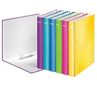 Leitz Wow Classeurs 2 Anneaux D 25 mm Carton Pelliculé - Assorti