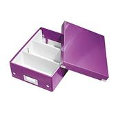 Leitz Boîte Click&store S-Box Avec Compartiments Amovibles. Coloris Violet.