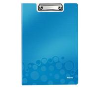 Leitz WOW Clipfolder with cover Polymousse Bleu A4