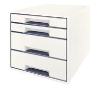 Leitz Wow Cube Module De Classement De Bureau Plastique Blanc