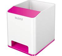 LEITZ Pot à crayon booster de son - Rose