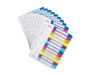 Leitz WOW - Lot de 10 Pochettes de 12 Intercalaires Imprimable Format A4