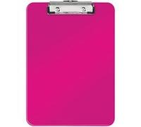 Leitz wow porte-documents avec clip rose métallisé format a4 39710023 G