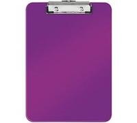 Leitz wow porte-documents avec clip violet format a4 39710062