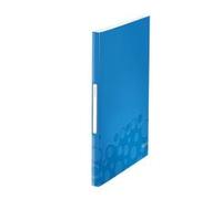 Leitz Wow - Porte Vues - 40 Pochettes - A4 - Pour 80 Feuilles - Bleu Métallique