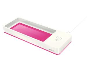 Leitz WOW Support de bureau Polystyrène Métallique, Rose