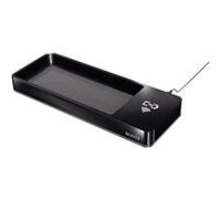 Leitz WOW - Support de chargement sans fil - 1 A - noir Noir G