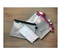 Leitz Trousse de voyage WOW – grande (A4), transparente et résistante à l'eau, rose