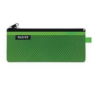 Leitz WOW Trousse à crayons Zippée en Nylon, Lavable, Moyen (21x8,5cm) - Vert
