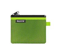 Leitz WOW Trousse à crayons Zippée en Nylon, Lavable, Type Portefeuille, Petit (14x10,5cm) - Vert