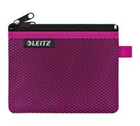 Leitz WOW Trousse de Voyage, Résistante à l'Eau, Transparente, Idéale pour une Organisation et un Rangement Visuels, Petite (A6) - Rose