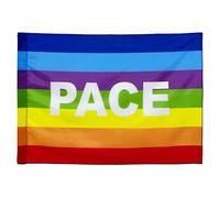 LEIVESTE Drapeau Paix Arcobaleo 90 x 150 cm