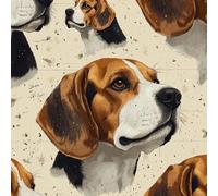 LeIxIaO Papier Peint Beagle De Dessin Animé Épaissir Mat Auto Adhésif 44x200 cm Chien Animal Comptoir Contact Papier Stickers Muraux pour Bains Salon Chambre Meubles Autocollants Amovible