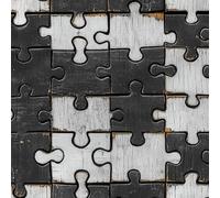 LeIxIaO Papier Peint Puzzle à Grain De Bois Épaissir Mat Auto Adhésif 44x1000 cm Mur De Briques Rétro Comptoir Contact Papier Stickers Muraux pour Bains Salon Chambre Meubles Autocollants Amovible