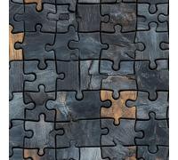 LeIxIaO Papier Peint Puzzle à Grain De Bois Épaissir Mat Auto Adhésif 44x300 cm Mur De Briques Rétro Comptoir Contact Papier Stickers Muraux pour Bains Salon Chambre Meubles Autocollants Amovible