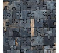 LeIxIaO Papier Peint Puzzle à Grain De Bois Épaissir Mat Auto Adhésif 44x600 cm Mur De Briques Rétro Comptoir Contact Papier Stickers Muraux pour Bains Salon Chambre Meubles Autocollants Amovible
