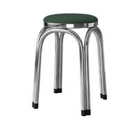 LEIYTFE Tabourets Portables Et Empilables Sièges Modulables Tabouret Empilable pour Le Salon Et La Salle À Manger, Chaise D'appoint Moderne pour Le Bureau Ou La Maison(Dark Green)