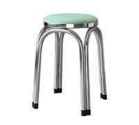 LEIYTFE Tabourets Portables Et Empilables Sièges Modulables Tabouret Empilable pour Le Salon Et La Salle À Manger, Chaise D'appoint Moderne pour Le Bureau Ou La Maison(Light Green)