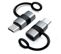 leizhan Adaptateur Lightning Femelle vers USB-C mâle 30W (2 Pack), Type-C Lightning Data Transfert de Données et Charge pour iPhone 16 et 15 Series, MacBook, Pas pour Audio/OTG