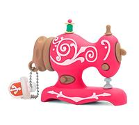 LEIZHAN Clé USB 16Go Machine à Coudre Rose,Flash Drive USB Pendrive en Silicone (16Go,Machine à Coudre Rose)