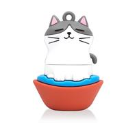 leizhan Clé USB 16Go USB Flash Drive Clé de Mémoire USB Clé de Mémoire au Design Mignon de Chat Convient aux Enfants Etudiants Graduation Cadeau Souvenir - Chat
