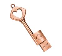 leizhan Clé USB 3.0 en métal PC USB Flash Drive Clé USB Externe Cadeau Romantique (32GB 1CS)