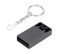 LEIZHAN Clé USB 3.0, Mini clé USB, clé USB Auto, clé USB avec chaîne pour PC, Ordinateur Portable - 64 Go, Noir